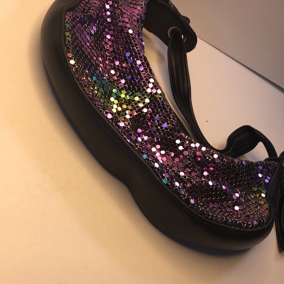 Multi colored purse with sequins - Picture 3 of 3